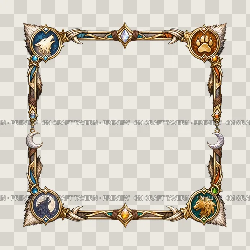 Border 15 top-down token preview