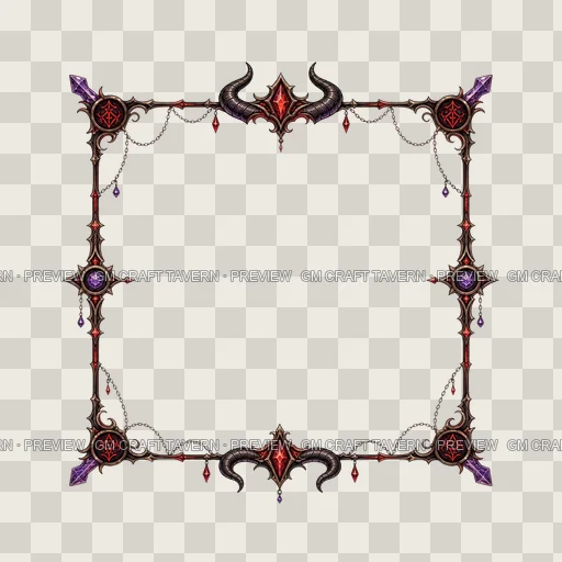 Border 61 top-down token preview