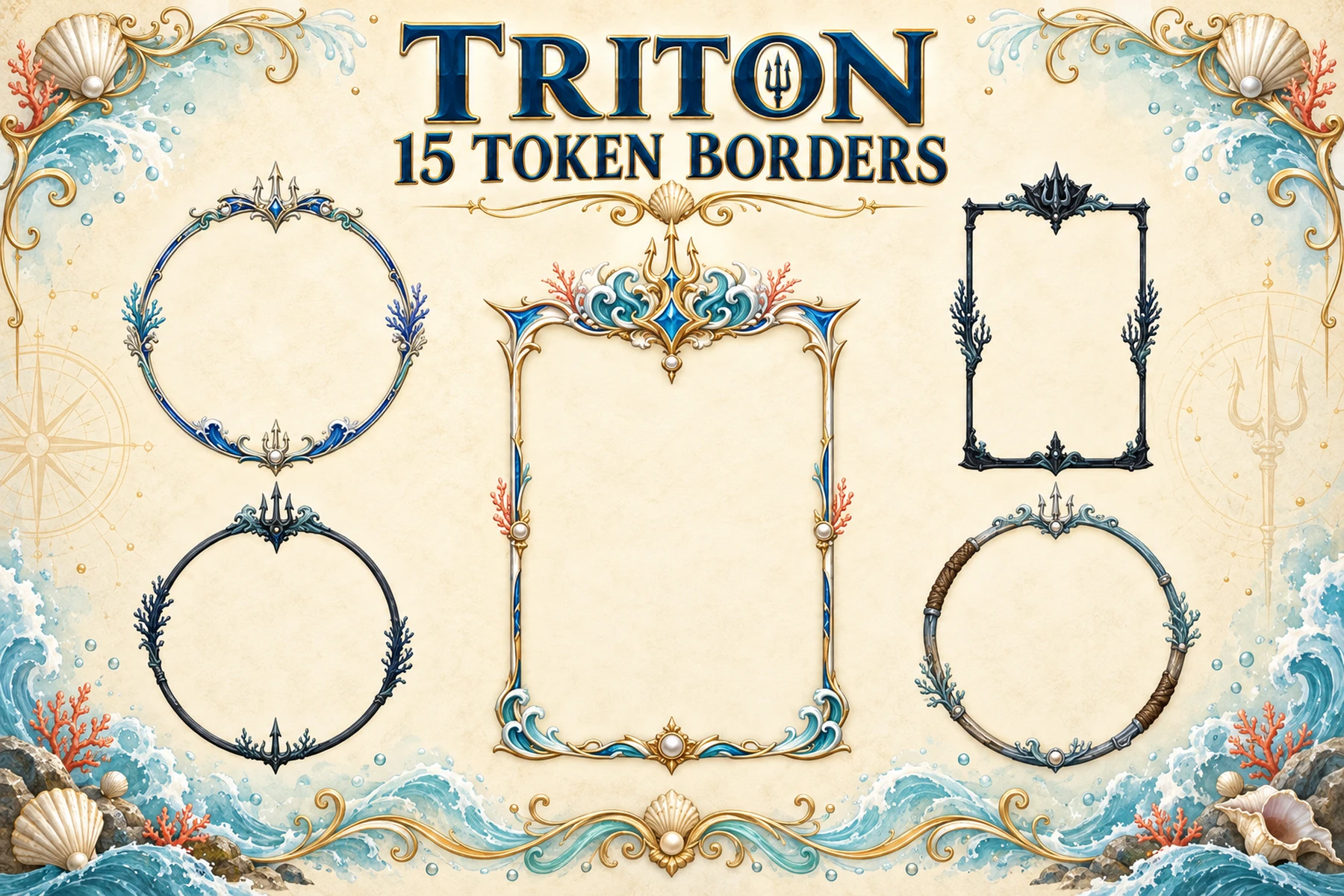 15 Triton Token Borders
