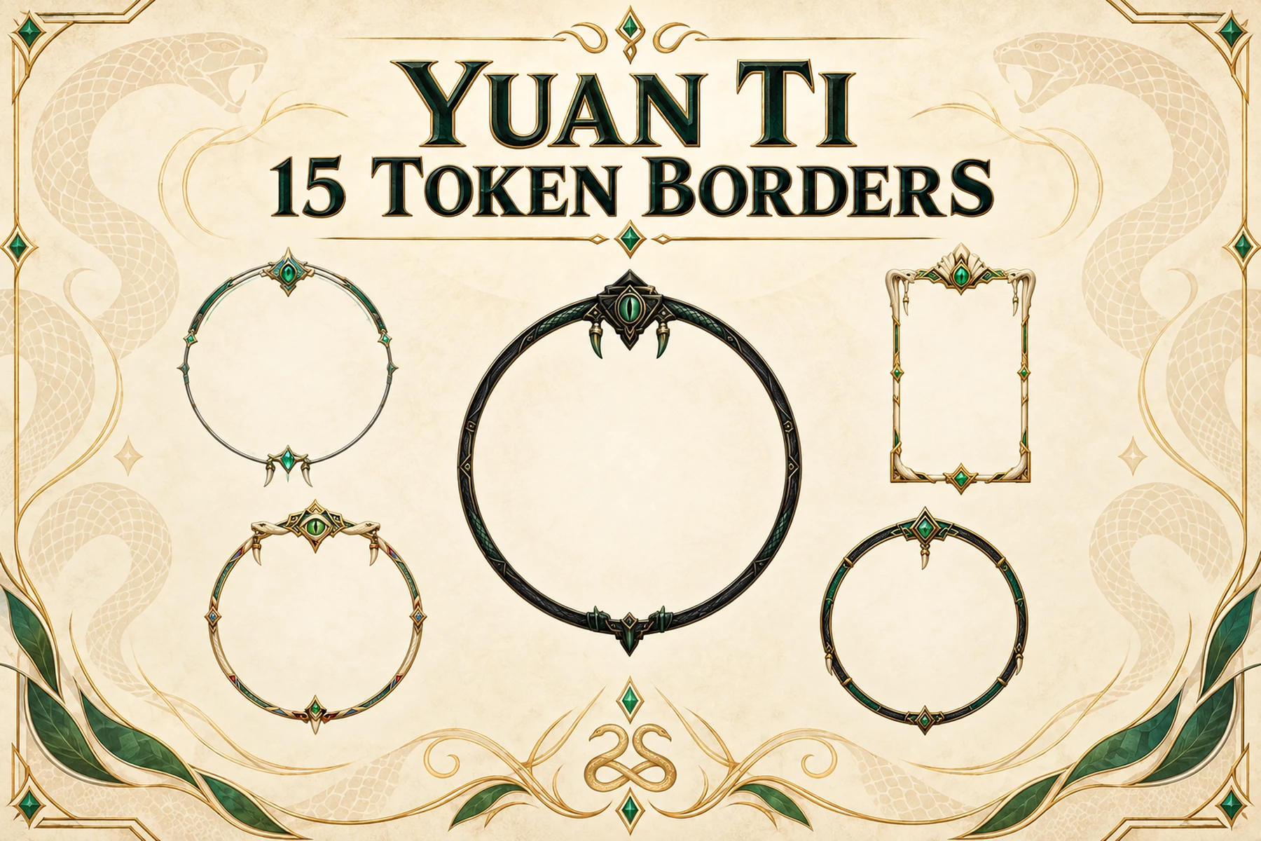 15 Yuan Ti Token Borders