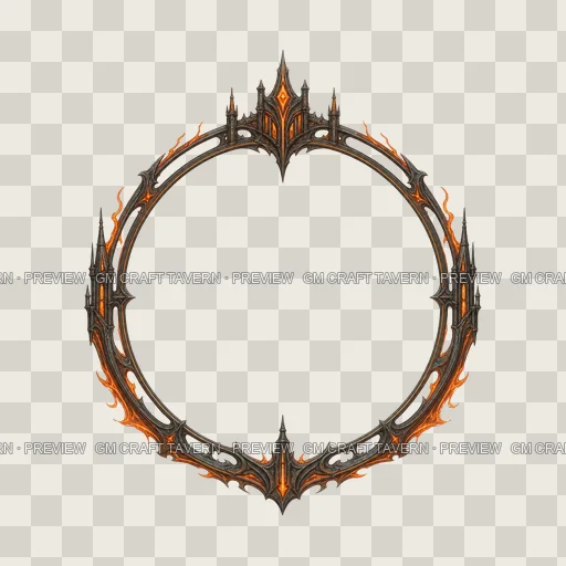 Border 43 top-down token preview
