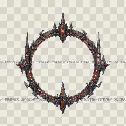 Border 25 top-down token preview