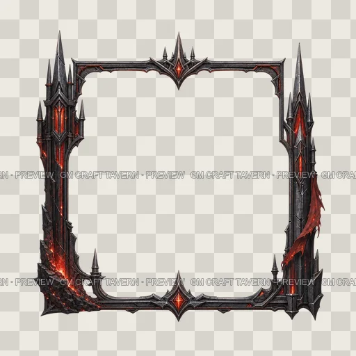 Border 61 top-down token preview