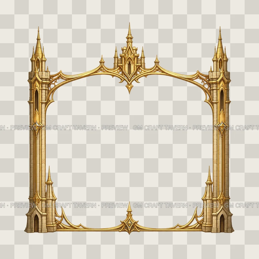 Golden Towercrest Borders product preview 1