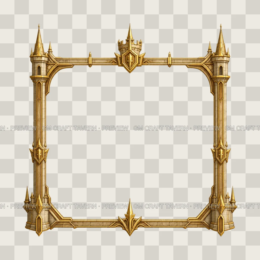 Golden Towercrest Borders product preview 2