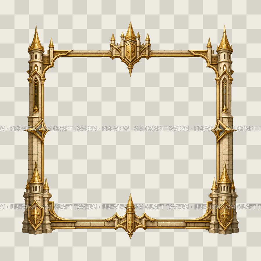Golden Towercrest Borders product preview 3