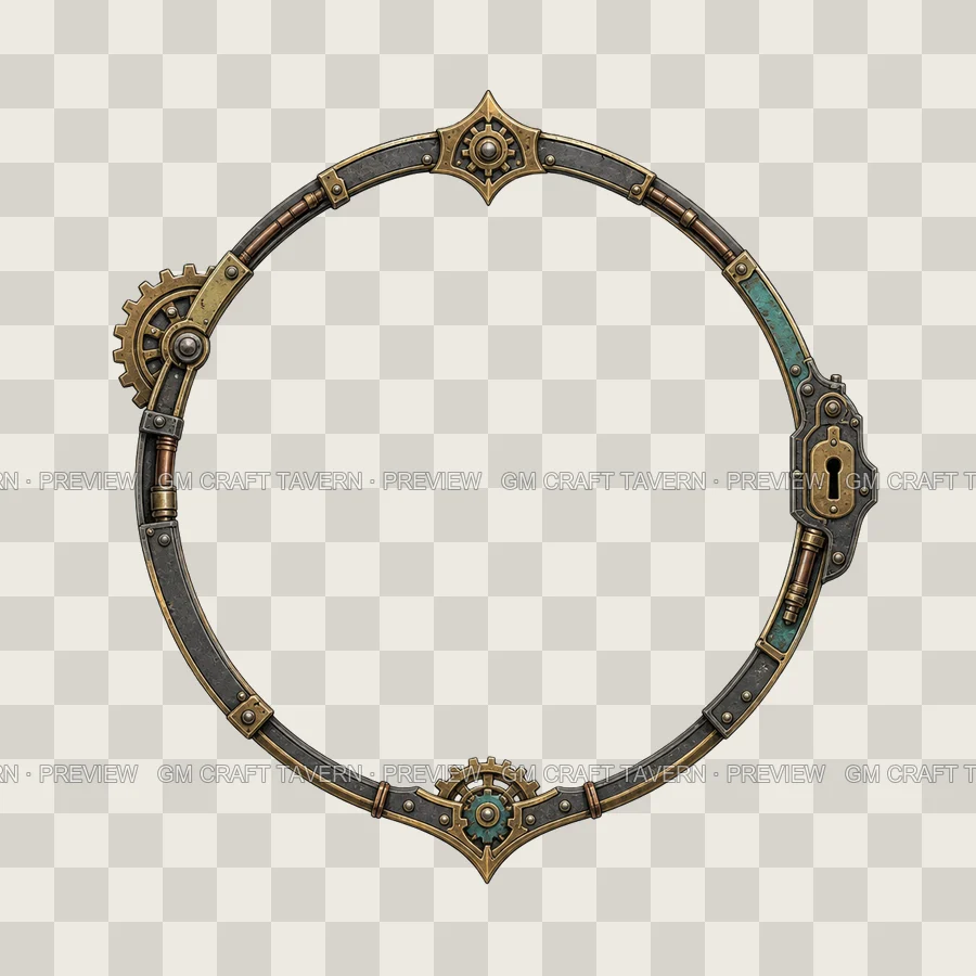 Clockwork Empire Steampunk Lite Borders product preview 1