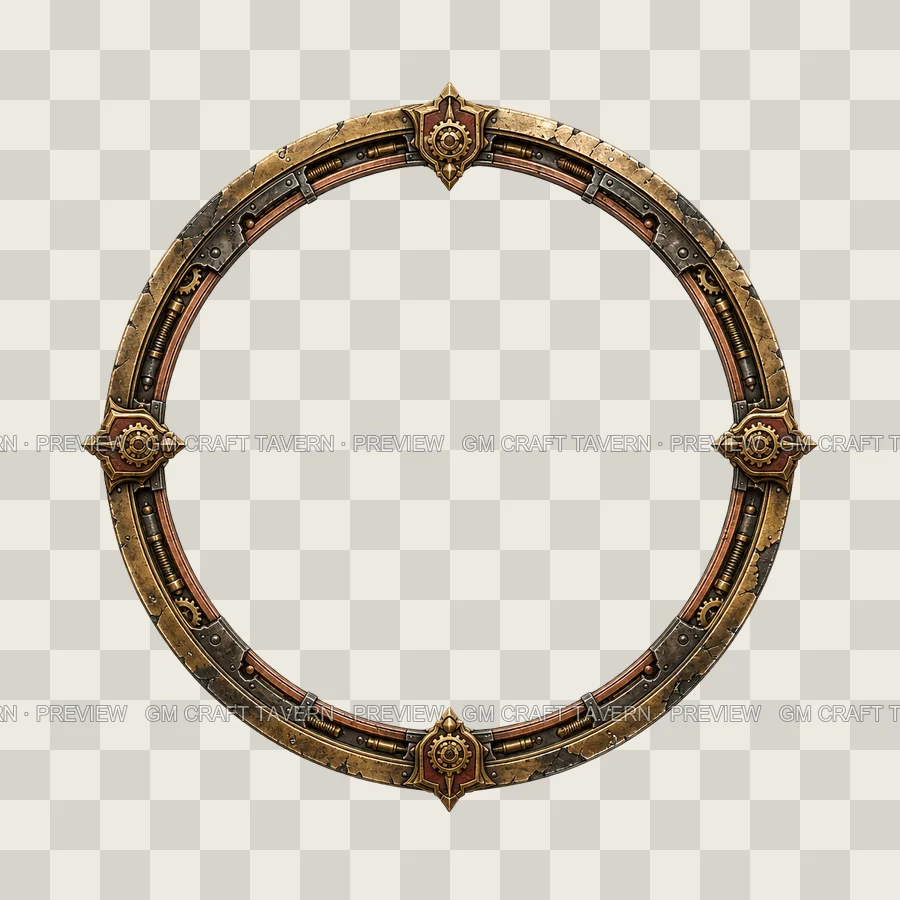 Clockwork Empire Steampunk Lite Borders product preview 2