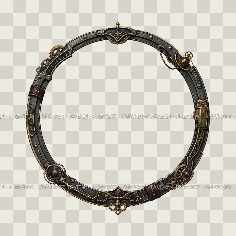 Clockwork Empire Steampunk Lite Borders product preview 3