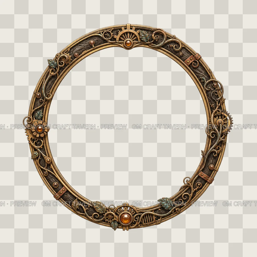 Clockwork Empire Steampunk Lite Borders product preview 4