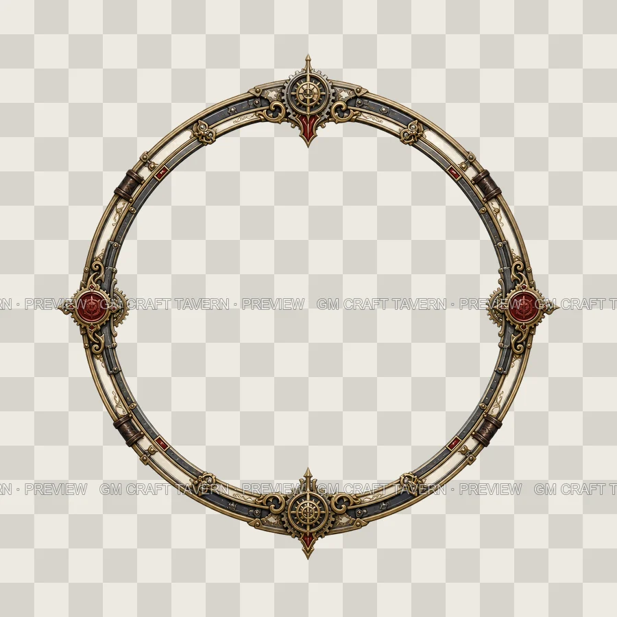 Clockwork Empire Steampunk Lite Borders product preview 5
