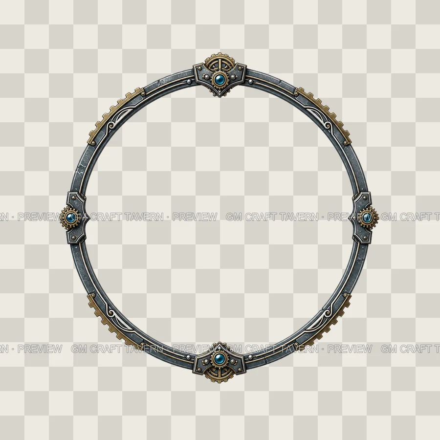 Clockwork Empire Steampunk Lite Borders product preview 6