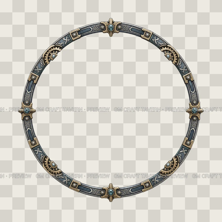 Clockwork Empire Steampunk Lite Borders product preview 8