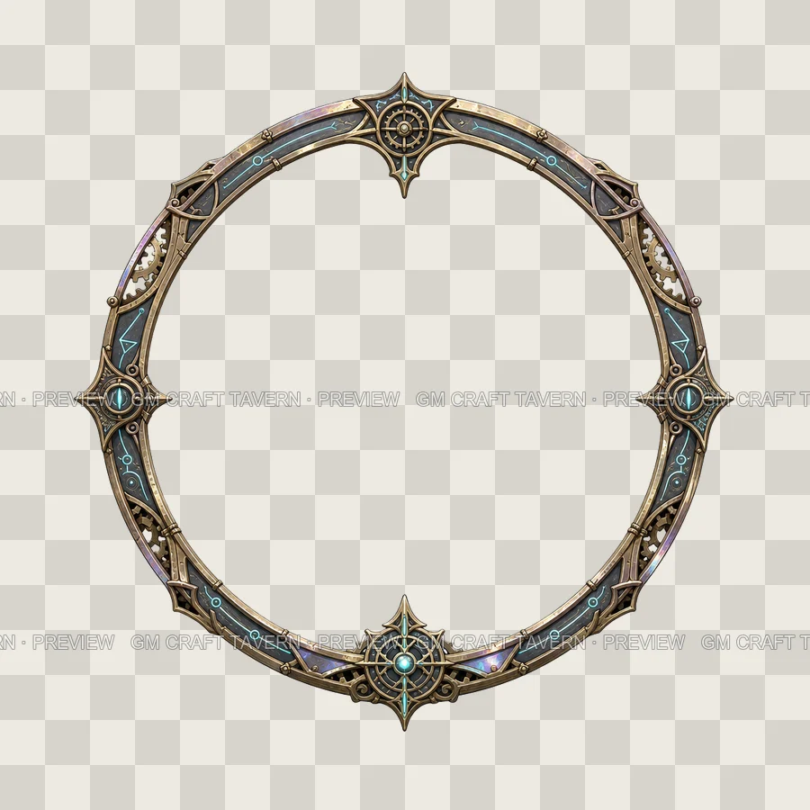 Clockwork Empire Steampunk Lite Borders product preview 10