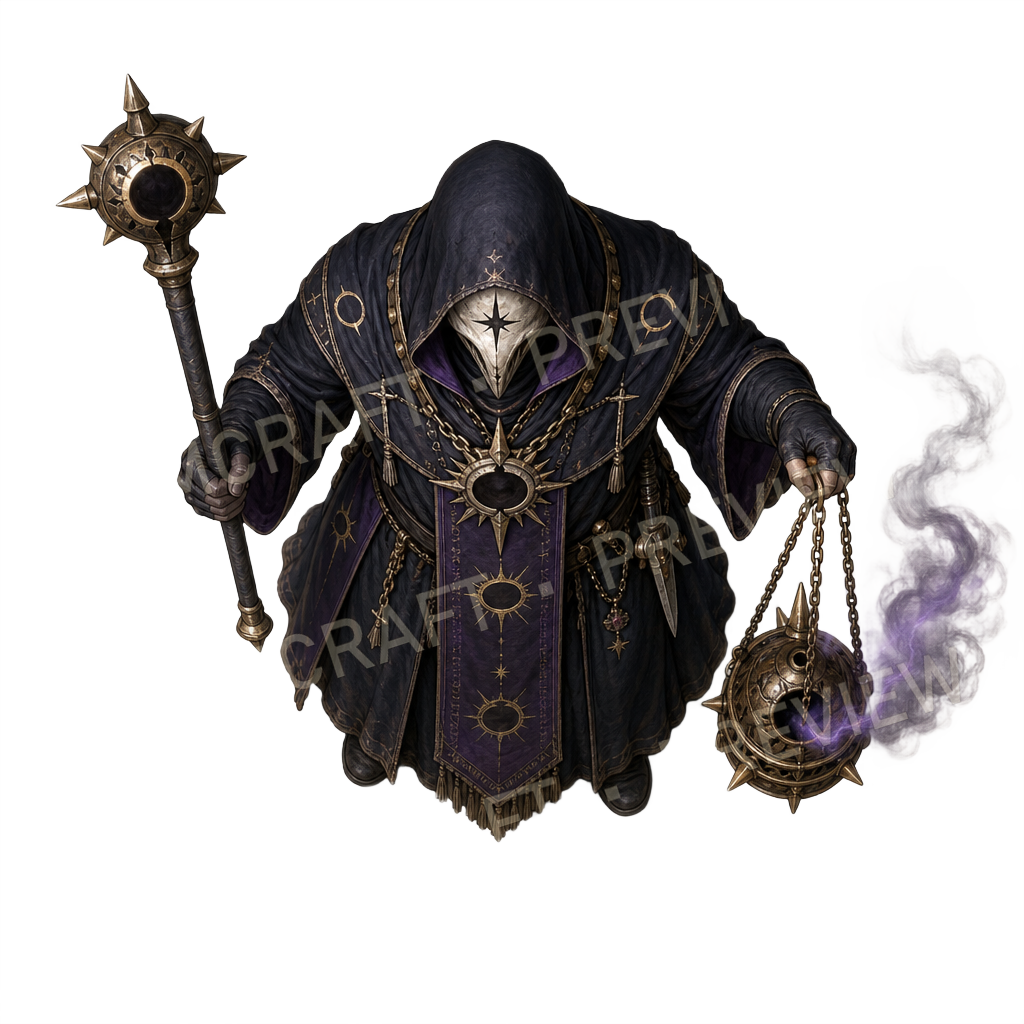 Censer Guard top-down token preview