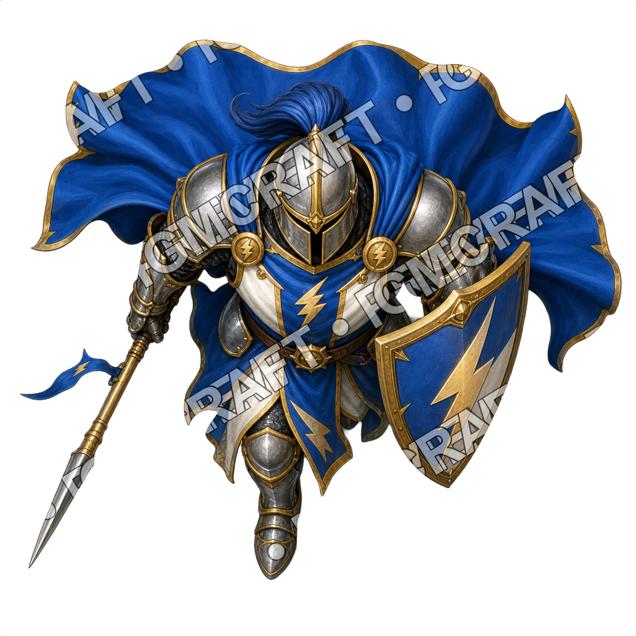 Royal Storm Guard 11 Royal Outrider Topdown Token top-down token preview