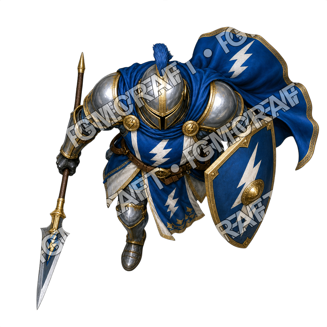 Royal Storm Guard 16 Stormcloak Scout Topdown Token top-down token preview