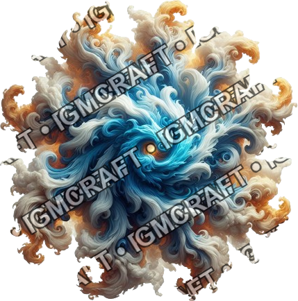 Water Elemental Elemental Creature Resem 2 By Sacred Arts Designs Etsy top-down token preview