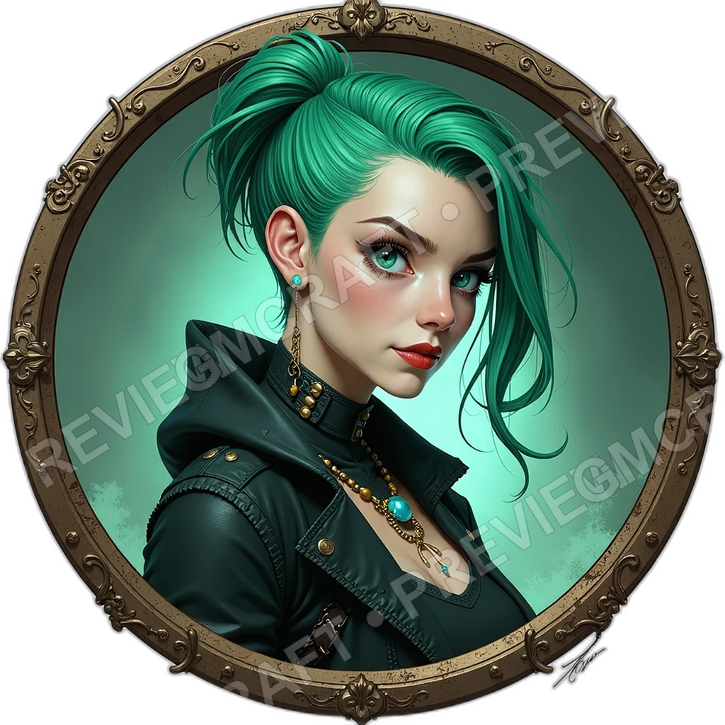 Pale Vein Nomad, Female, Lumina Vein Tracery, Trembling Index Scar, Vial Bead Necklace, Recycled Nicotine Patch, Addicts, ,Elder Very Old Person,1.8,, 0002 top-down token preview