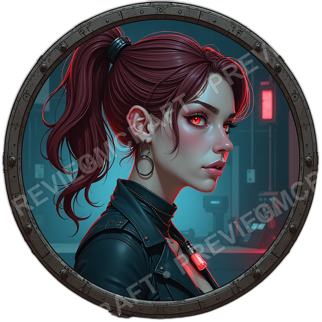 Vein Tremor Drifter, Female, Lumina Vein Tracery, Looped Ampule Pendant, Jitter Thumb Scar, Addicts, ,Senior Age Old Person,1.8,, ,Stocky Build,1.8,, 0001 top-down token preview