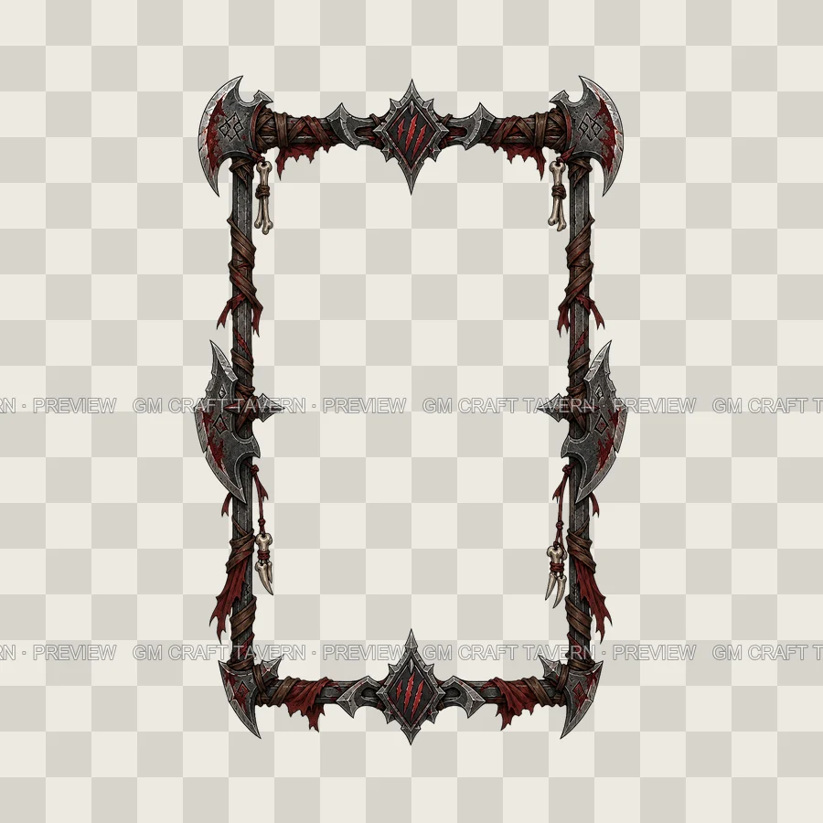 Barbarian Subclass Borders product preview 3