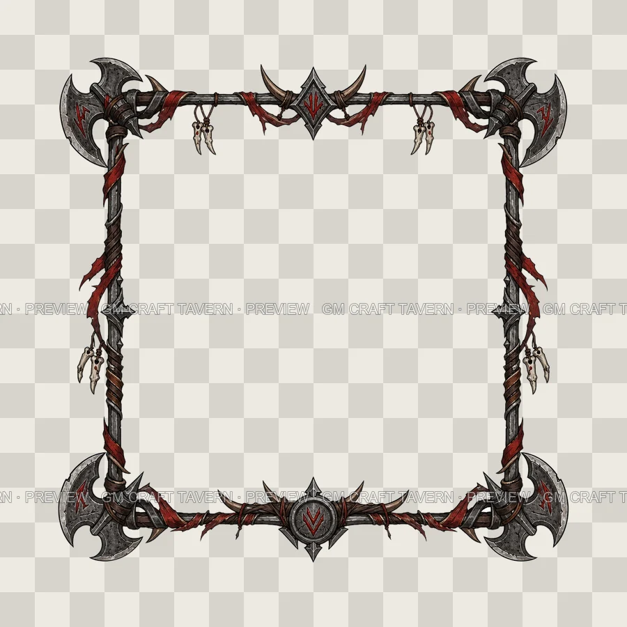 Barbarian Subclass Borders product preview 9