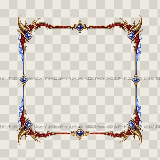 Border 58 top-down token preview