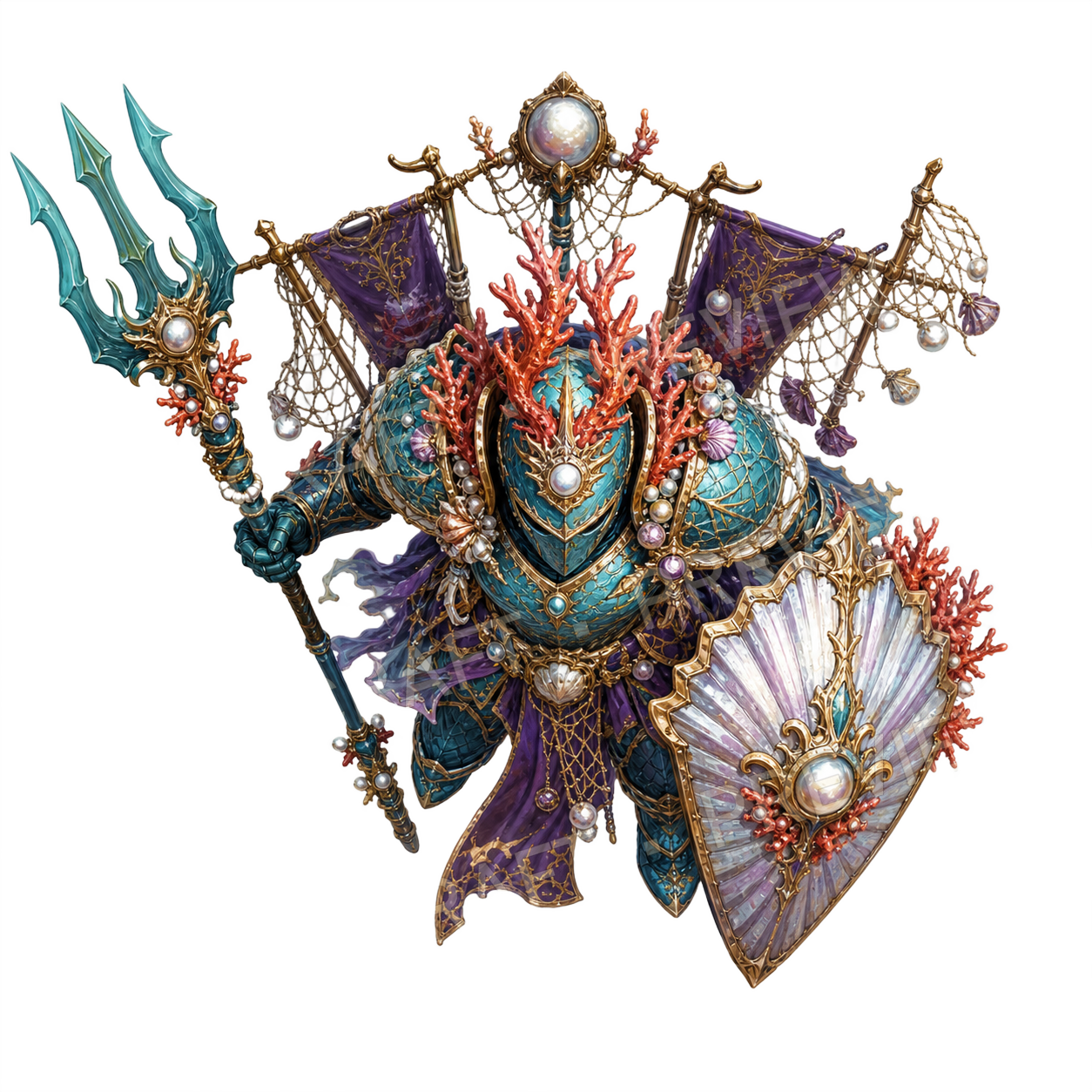 Royal Net Castor top-down token preview