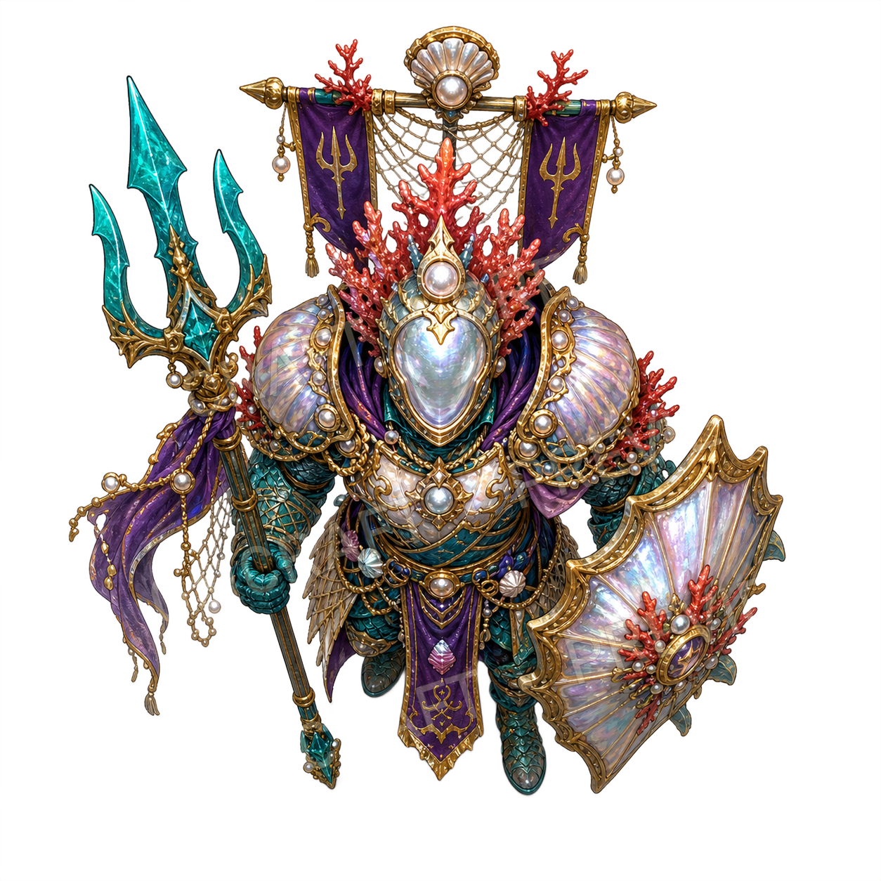 Pearl Mirror Seer top-down token preview