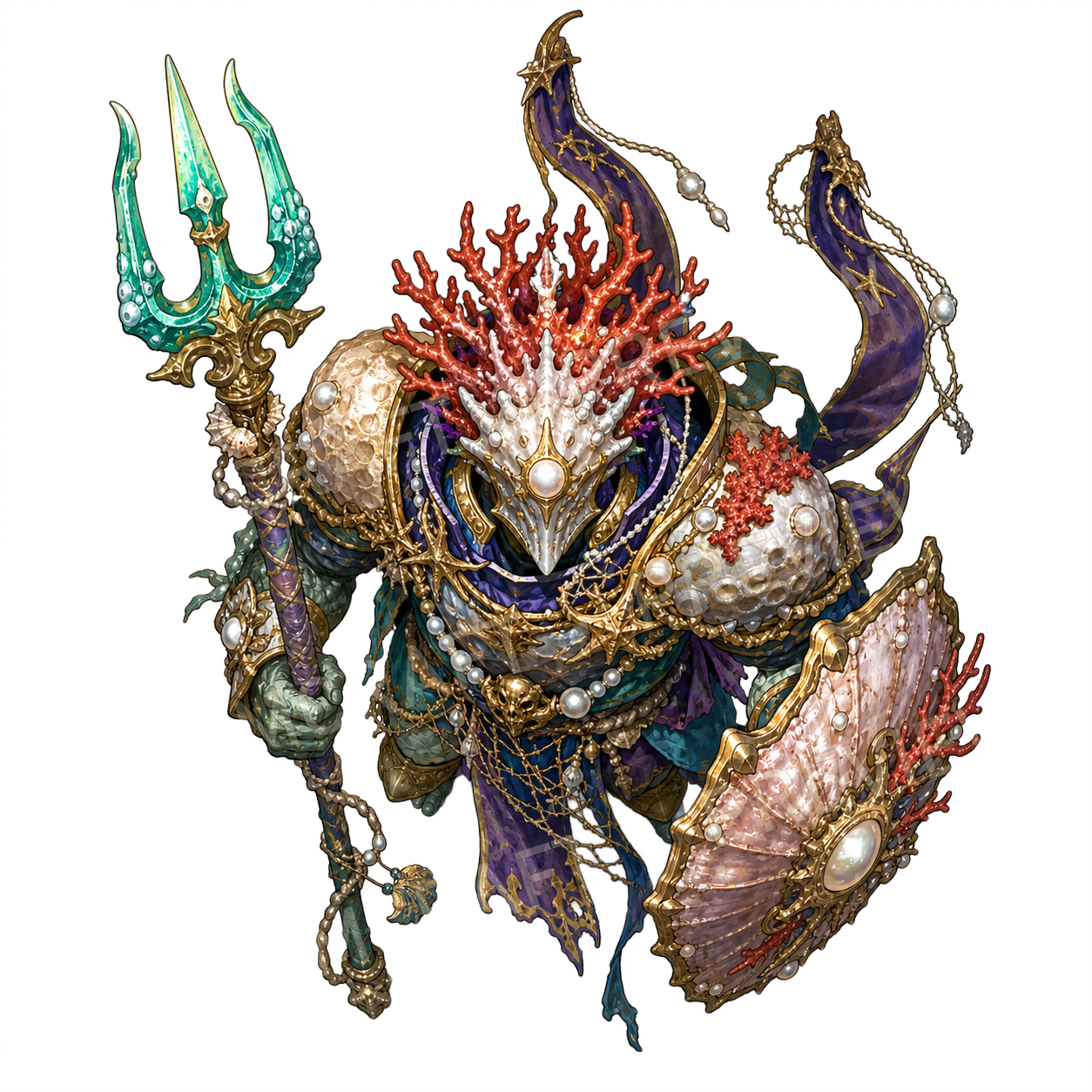 Sunken Vault Guardian top-down token preview