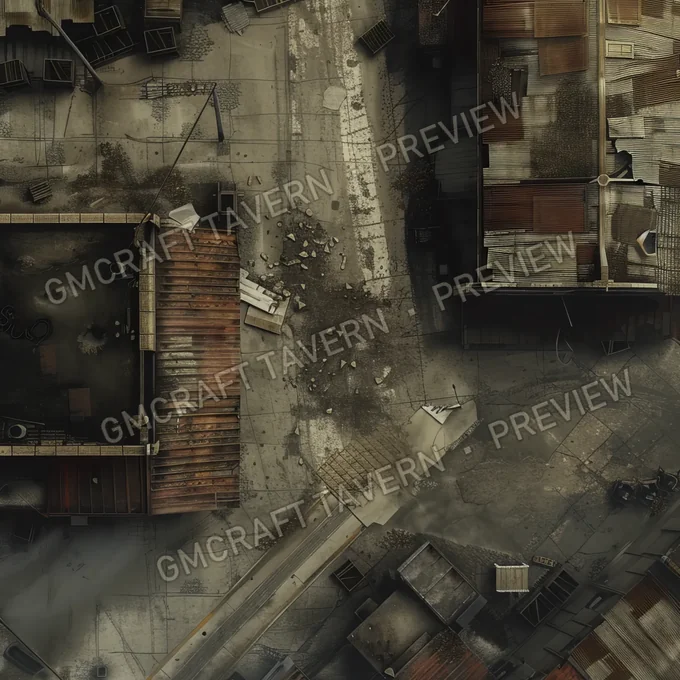 Supermarket Post A battlemap preview