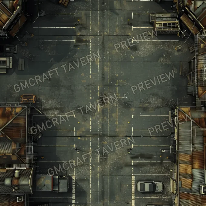 Supermarket Post A battlemap preview