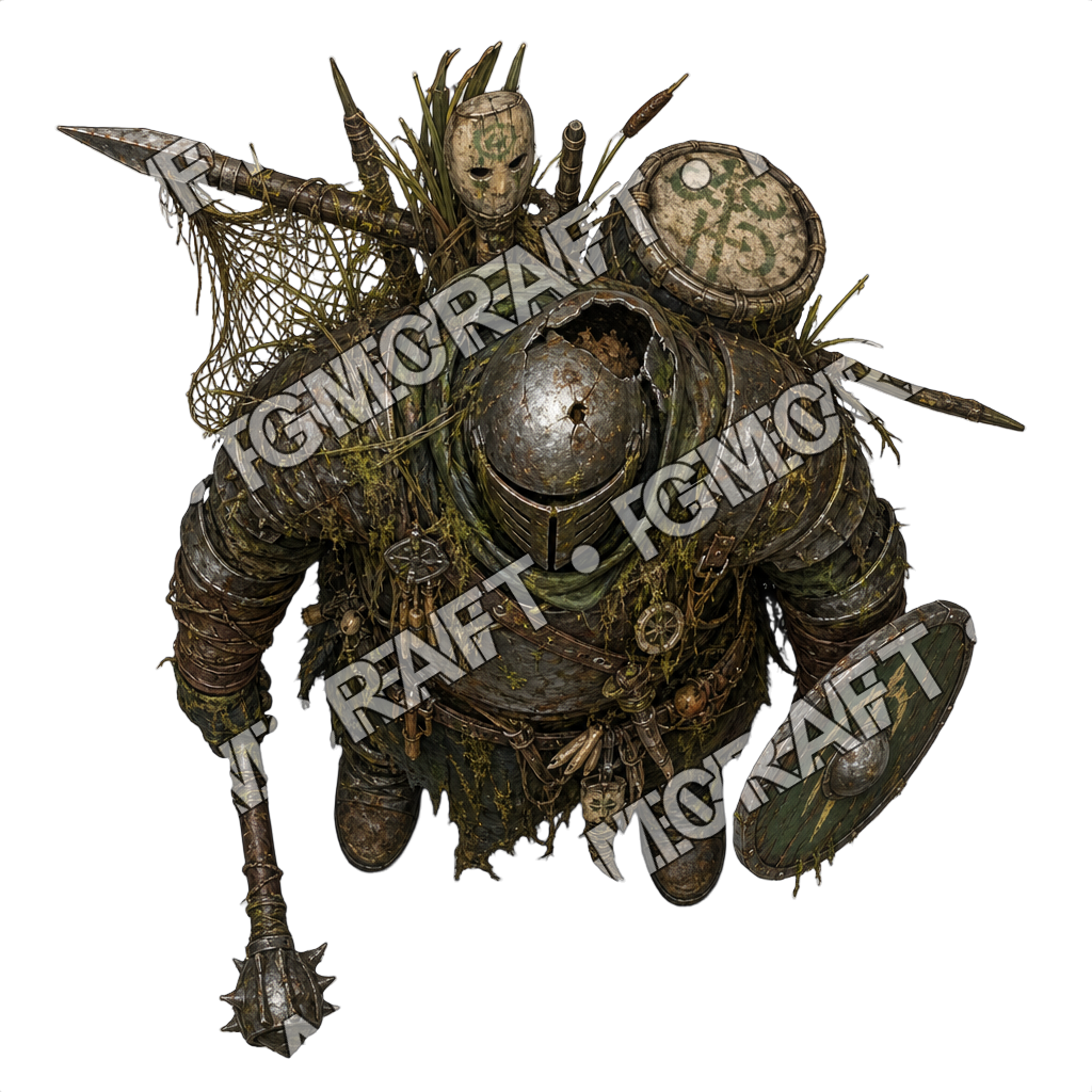 Cursed Swamp Militia 21 Bog Knight Deserter Topdown Token top-down token preview