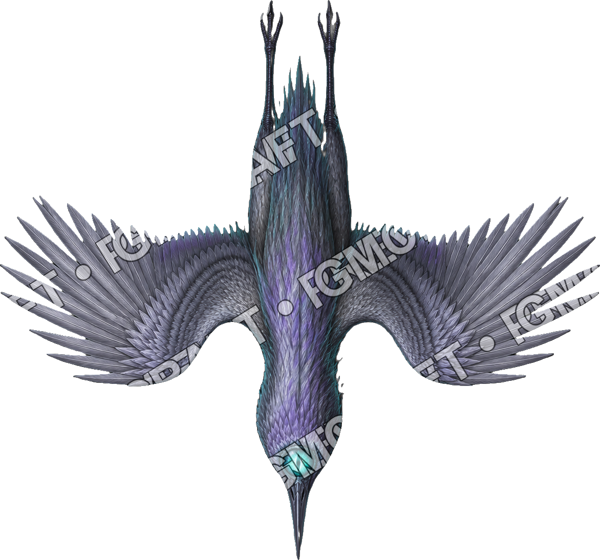 E03 Lantern Eyed Heron Topdown top-down token preview