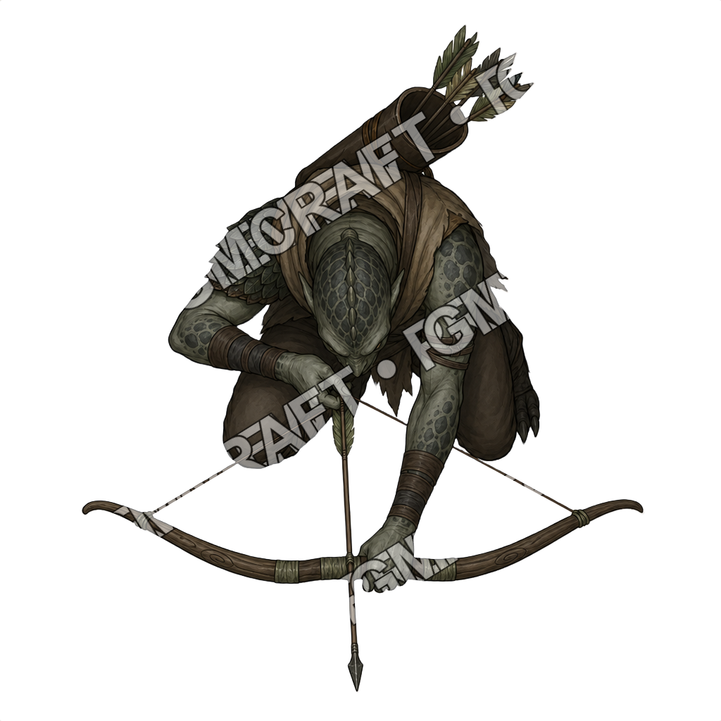 Rotfen Covenant Murk Archer Recurve Topdown Token top-down token preview
