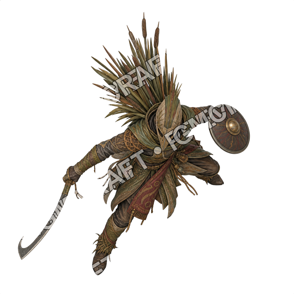 Rotfen Covenant Reed Duelist Hook Blade Topdown Token top-down token preview