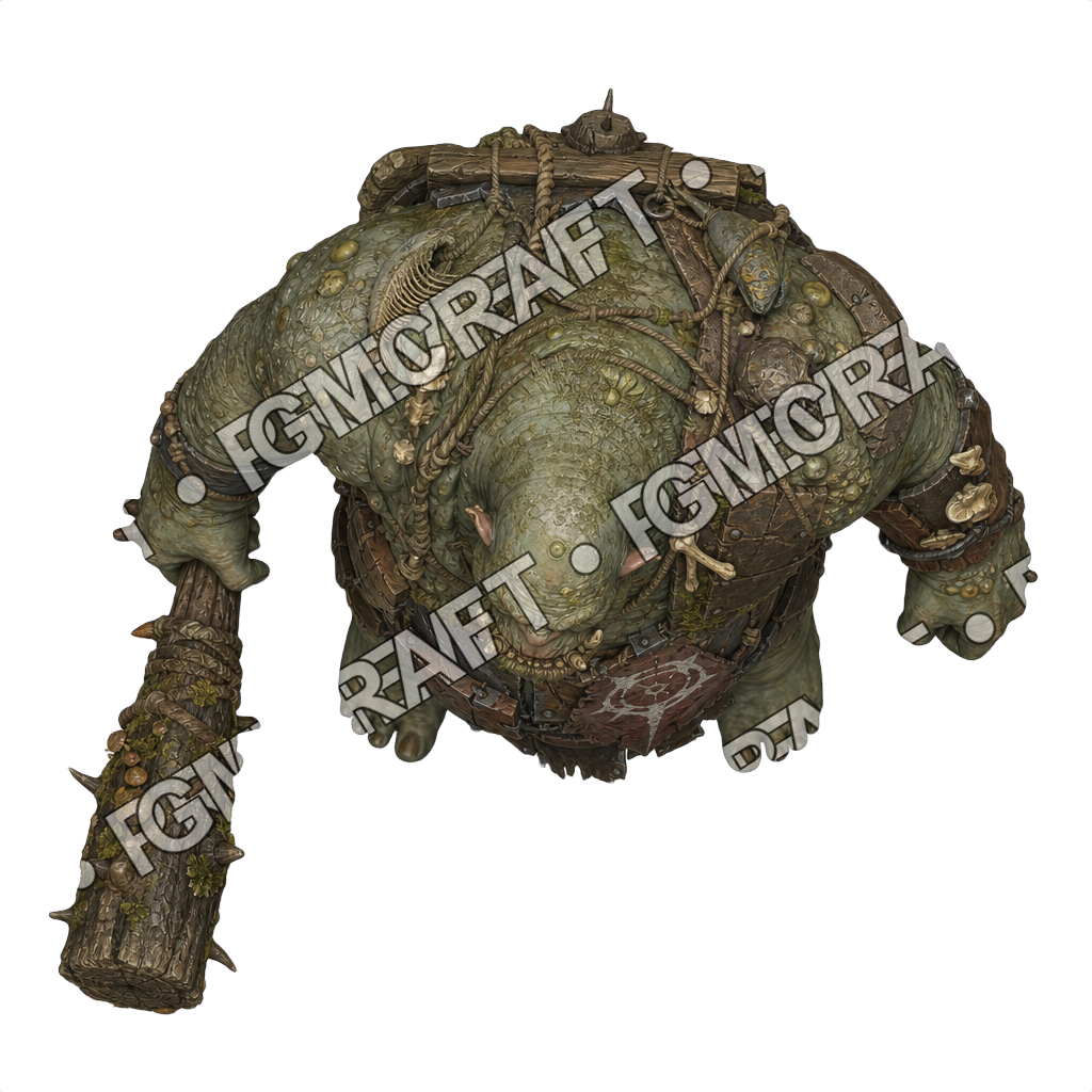 Rotfen Covenant Swamp Ogre Bodyguard Topdown Token top-down token preview