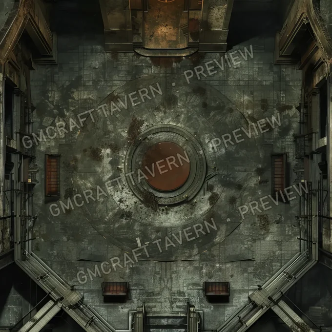 Abandonned Old Theatre Battl battlemap preview