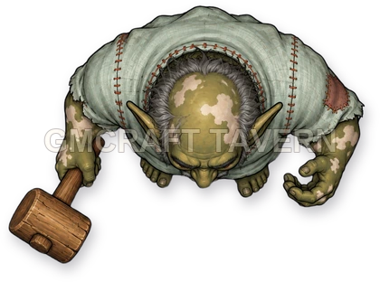 Morga Oakbend - Craftsperson top-down token preview