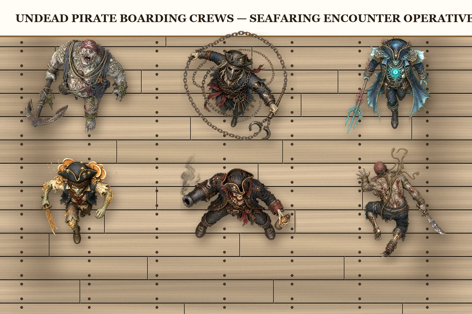 Undead Pirate Boarding Crews product preview 1