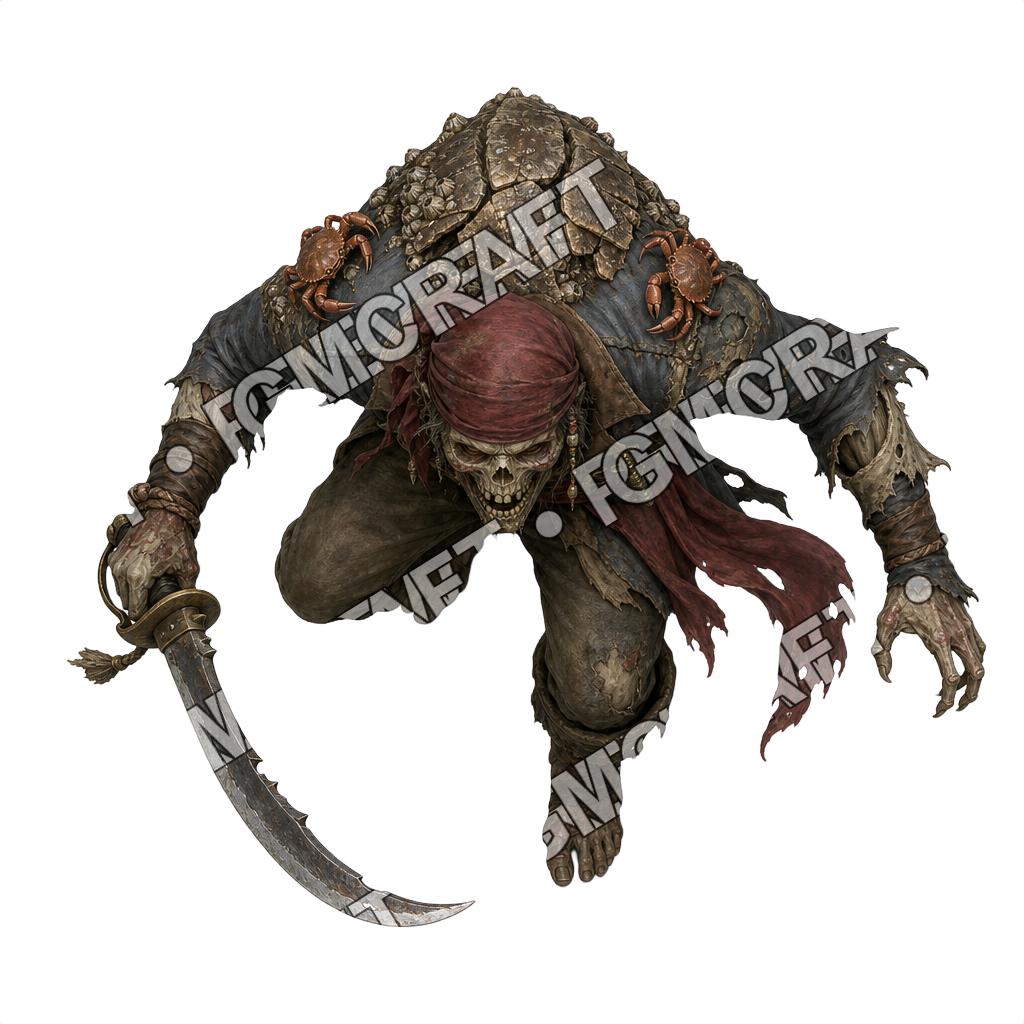 Crab Swarm Buccaneer Undead Pirate Topdown Token top-down token preview