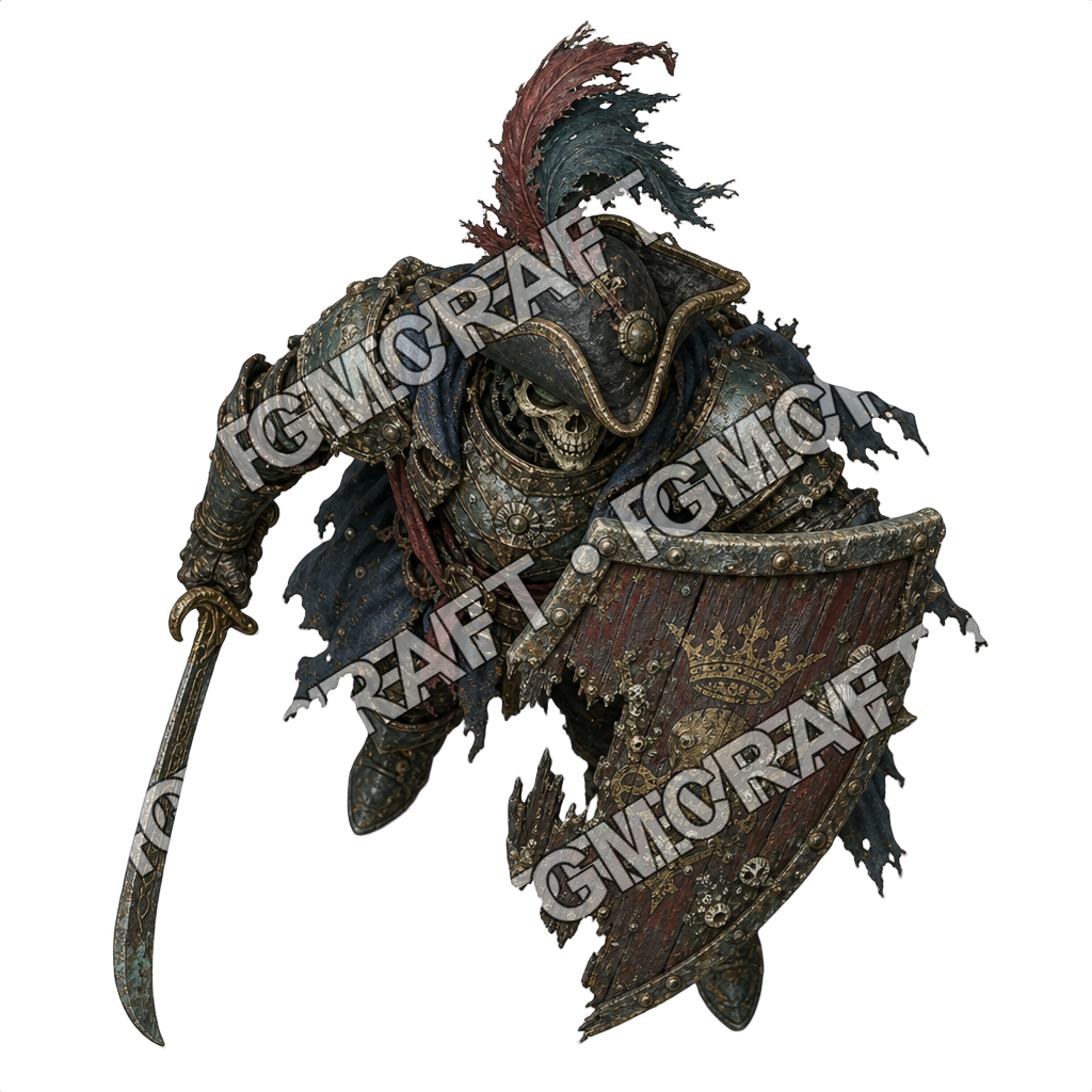 Galleon Knight Undead Pirate Topdown Token top-down token preview