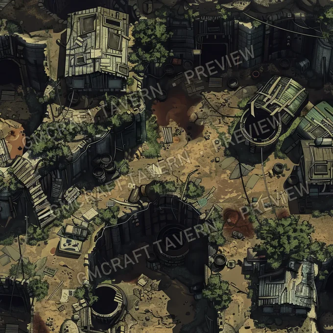 Mutant Warren A Network Of Under battlemap preview