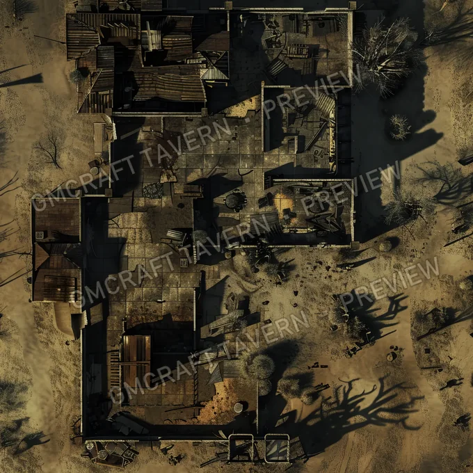 Haunted Mansion In The Midst Of battlemap preview