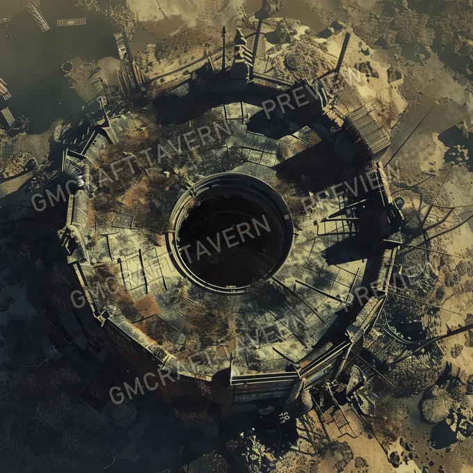 Tech Tyrants Tower A Towering Fo battlemap preview