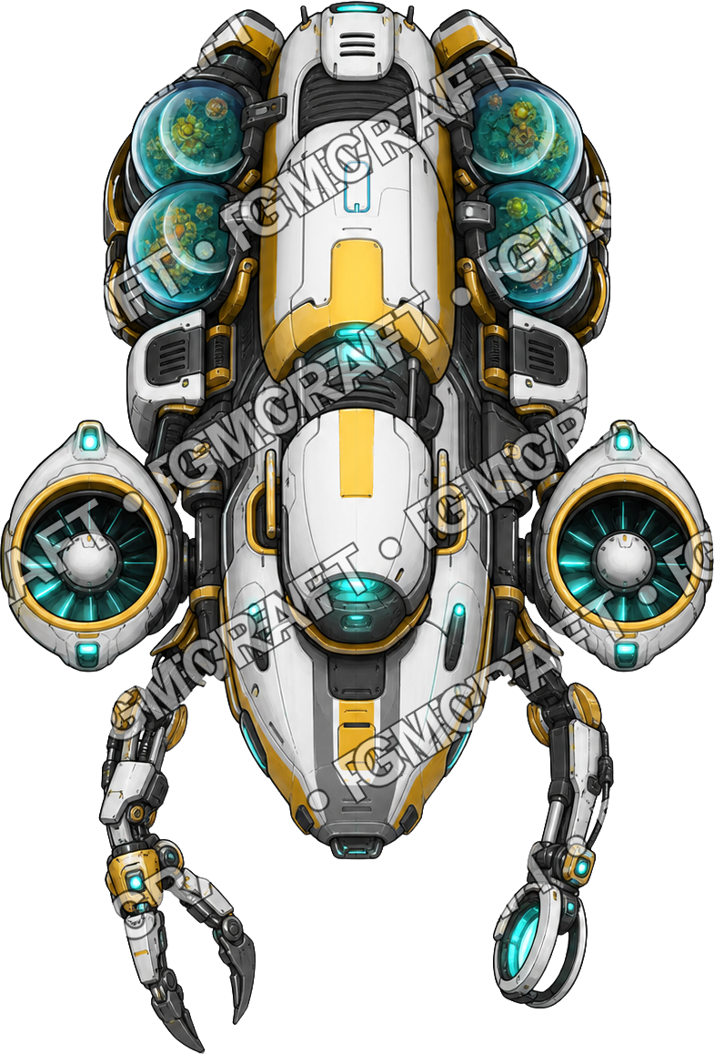 Aperçu du token vu du dessus de la barque de ravitaillement Jetspore