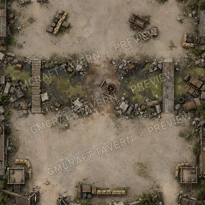 Aperçu de la battlemap Pa 23 23