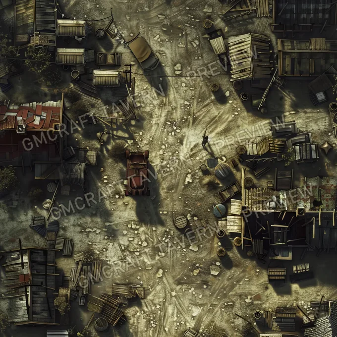 Aperçu de la battlemap Vagabond Village A