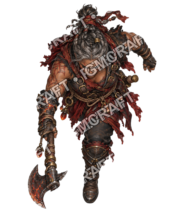 Pirate Ocean 0798 Veteran Volcanic Raider Heat Topdown Token top-down token preview