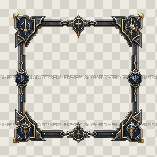 Border 15 top-down token preview
